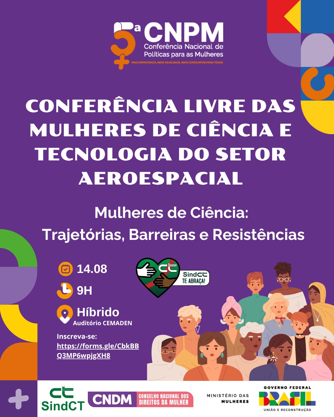 Conferência Livre das Mulheres de Ciência e Tecnologia do Setor Aeroespacial