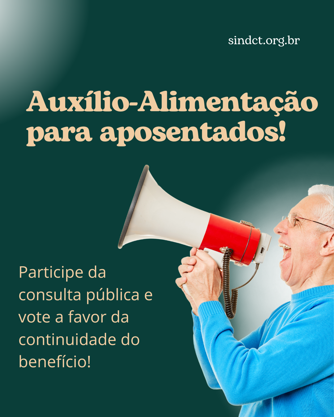 Auxílio-Alimentação para aposentados!