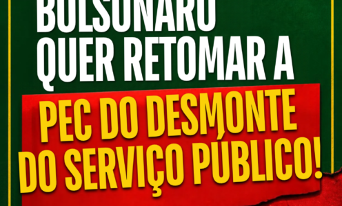 Flávio Bolsonaro quer retomar a PEC do Desmonte do Serviço Público!